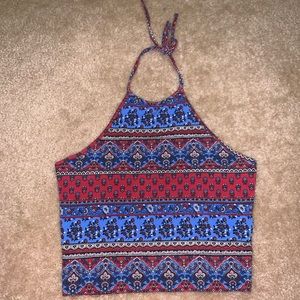 Halter crop top